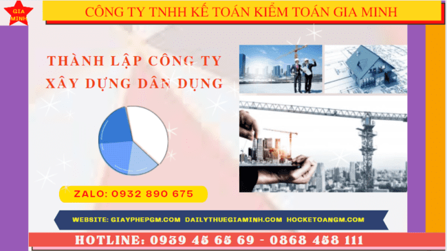 Điều kiện thành lập công ty xây dựng dân dụng tại Hòa Bình