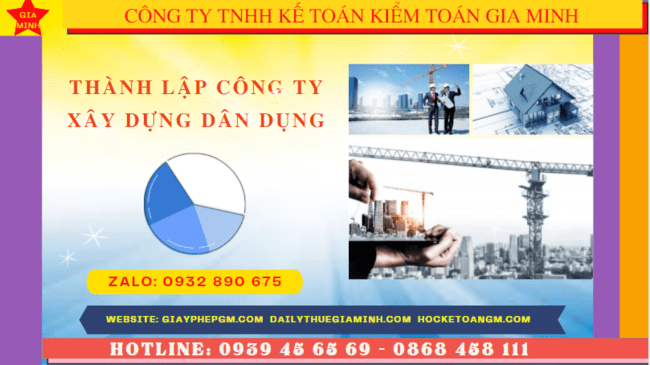 Điều kiện thành lập công ty xây dựng dân dụng tại Lâm Đồng