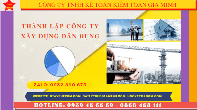 Điều kiện thành lập công ty xây dựng dân dụng tại Nam Định