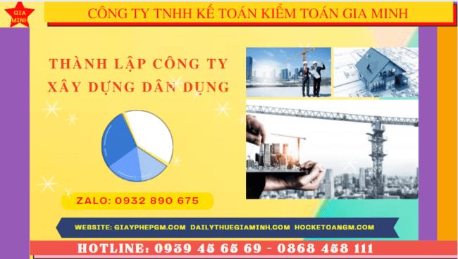 Điều kiện thành lập công ty xây dựng dân dụng tại Phú Thọ
