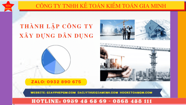 Điều kiện thành lập công ty xây dựng dân dụng tại Phú Yên