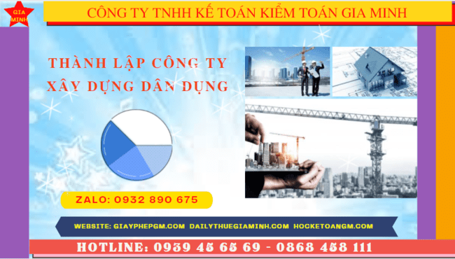 Điều kiện thành lập công ty xây dựng dân dụng tại Quảng Nam