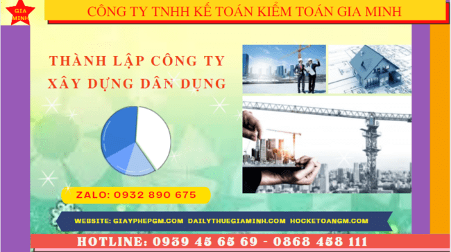 Điều kiện thành lập công ty xây dựng dân dụng tại Sơn La