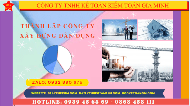 Điều kiện thành lập công ty xây dựng dân dụng tại Thái Nguyên