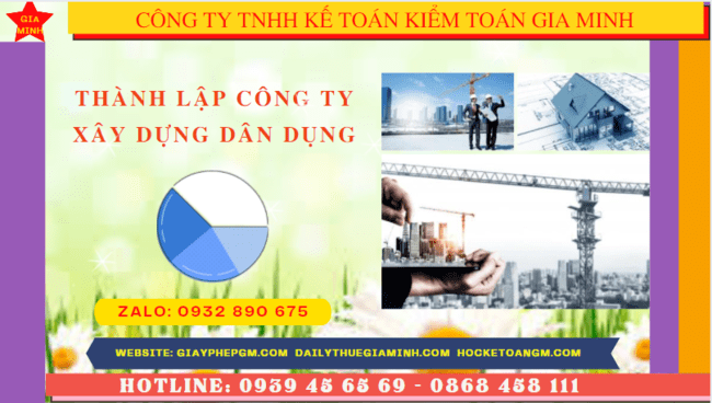 Điều kiện thành lập công ty xây dựng dân dụng tại Thành Phố Huế