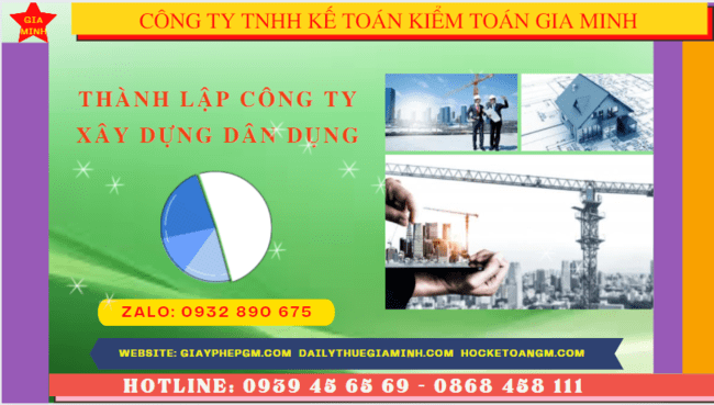 Điều kiện thành lập công ty xây dựng dân dụng tại Vĩnh Long