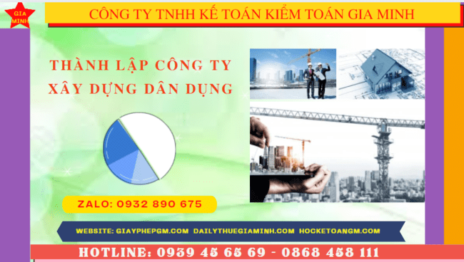 Điều kiện thành lập công ty xây dựng dân dụng tại Vĩnh Phúc