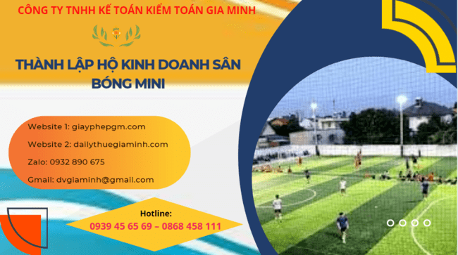 Thành lập hộ kinh doanh sân bóng mini 6 Điều kiện thành lập hộ kinh doanh sân bóng mini