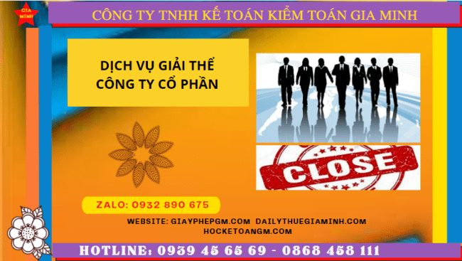 Điều kiện, thủ tục giải thể công ty cổ phần tại Vĩnh Long