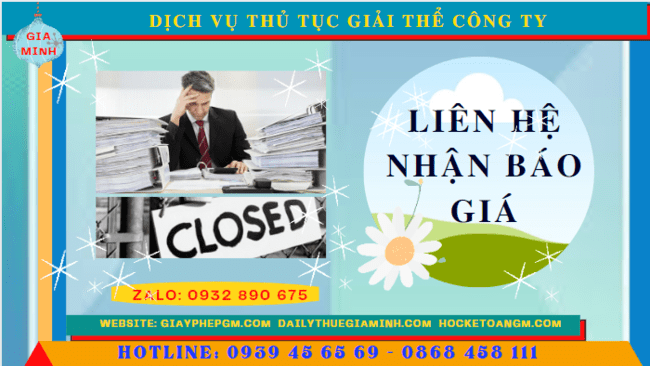 Giải thể công ty tại An Giang tốn bao nhiêu tiền