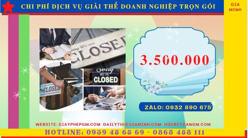 Dịch vụ giải thể doanh nghiệp trọn gói tại cần thơ 5 Giải thể doanh nghiệp tại Cần Thơ tốn bao nhiêu tiền