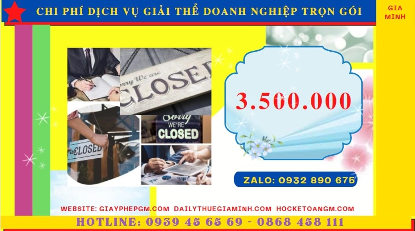 Giải thể doanh nghiệp tại Điện Biên tốn bao nhiêu tiền