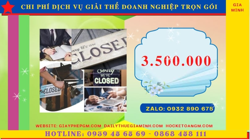 Giải thể doanh nghiệp tại Thành Phố Đà Nẵng tốn bao nhiêu tiền