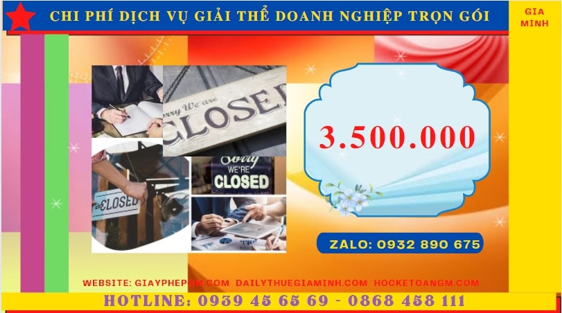 Dịch vụ giải thể doanh nghiệp trọn gói tại Vĩnh Phúc 5 Giải thể doanh nghiệp tại Vĩnh Phúc tốn bao nhiêu tiền