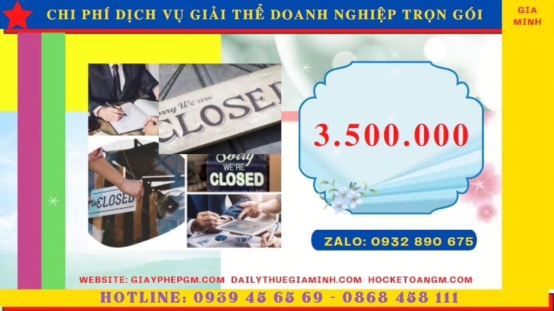 Dịch vụ giải thể doanh nghiệp trọn gói tại Vũng Tàu 5 Giải thể doanh nghiệp tại Vũng Tàu tốn bao nhiêu tiền