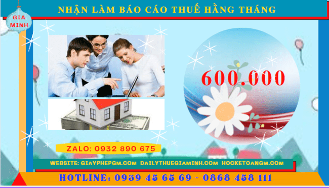 NHẬN LÀM BÁO CÁO THUẾ HÀNG THÁNG TẠI SƠN LA 9 Giá dịch vụ báo cáo thuế hàng tháng giá rẻ tại Sơn La