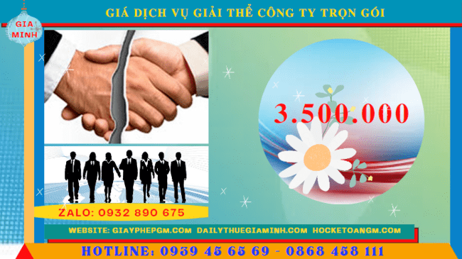 Giá dịch vụ giải thể công ty trọn gói tại Vĩnh Phúc 5 Giá dịch vụ giải thể công ty doanh nghiệp trọn gói tại Vĩnh Phúc