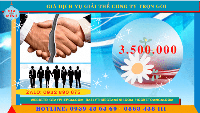 Giá dịch vụ giải thể công ty trọn gói tại Yên Bái 5 Giá dịch vụ giải thể công ty doanh nghiệp trọn gói tại Yên Bái