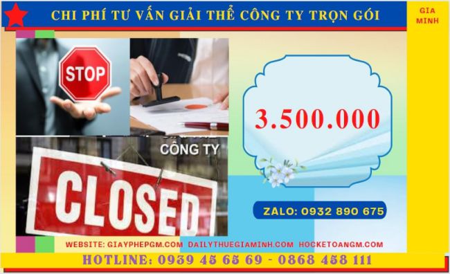 TƯ VẤN GIẢI THỂ CÔNG TY TRỌN GÓI TẠI BÀ RỊA VŨNG TÀU 5 Giải thể công ty tại Bà Rịa Vũng Tàu trọn gói tốn bao nhiêu tiền