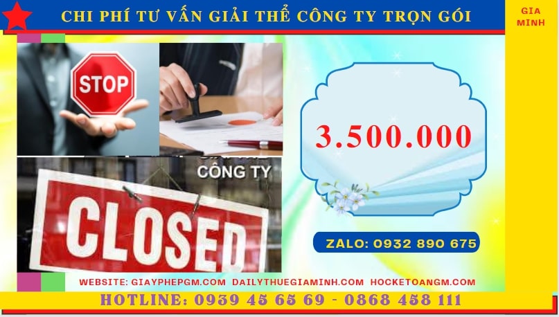 TƯ VẤN GIẢI THỂ CÔNG TY TRỌN GÓI TẠI HUẾ 5 Giải thể công ty tại Huế trọn gói tốn bao nhiêu tiền