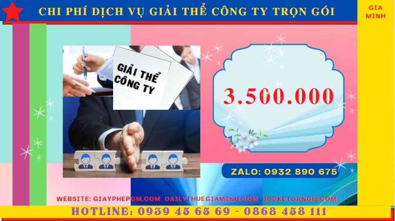 DỊCH VỤ ĐỂ GIẢI THỂ CÔNG TY TRỌN GÓI TẠI NHA TRANG 5 Giải thể công ty tại Nha Trang phải tốn bao nhiêu tiền