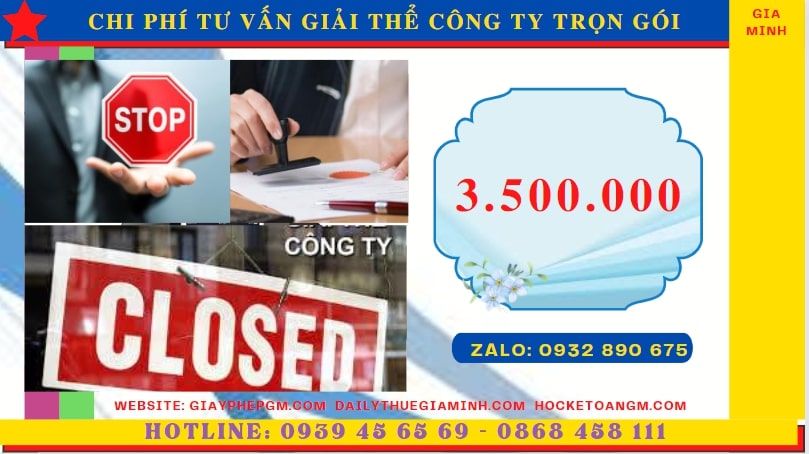 TƯ VẤN GIẢI THỂ CÔNG TY TRỌN GÓI TẠI TT HUẾ 5 Giải thể công ty tại TT Huế trọn gói tốn bao nhiêu tiền