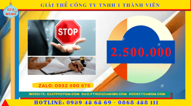 GIẢI THỂ CÔNG TY TNHH 1 THÀNH VIÊN TẠI HUẾ 12 Giải thể chi nhánh công ty TNHH tại Huế hết bao nhiêu tiền