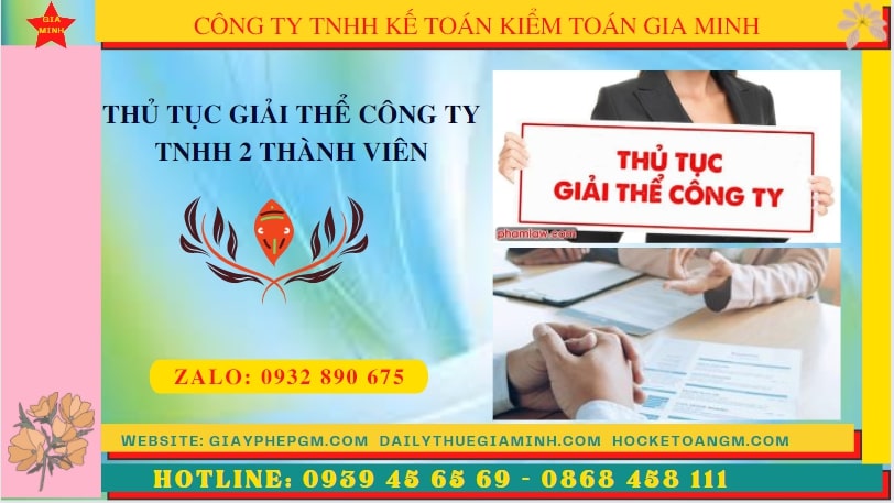 GIẢI THỂ CÔNG TY TNHH 2 THÀNH VIÊN TẠI HẢI DƯƠNG 6 Hướng dẫn thủ tục giải thể công ty TNHH 2 thành viên tại Hải Dương