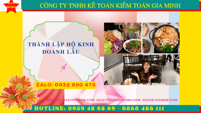 THÀNH LẬP HỘ KINH DOANH LẨU 4 Hướng dẫn thủ tục thành lập hộ kinh doanh lẩu