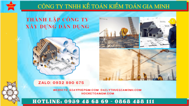 Kinh nghiệm thành lập công ty xây dựng dân dụng tại Bình Phước