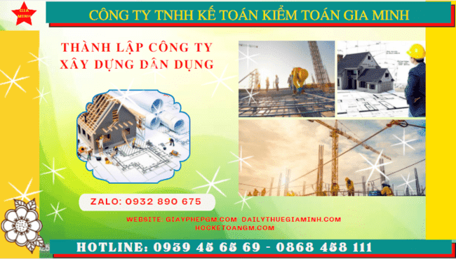 Thành lập công ty xây dựng dân dụng tại điện biên 6 Kinh nghiệm thành lập công ty xây dựng dân dụng tại Điện Biên