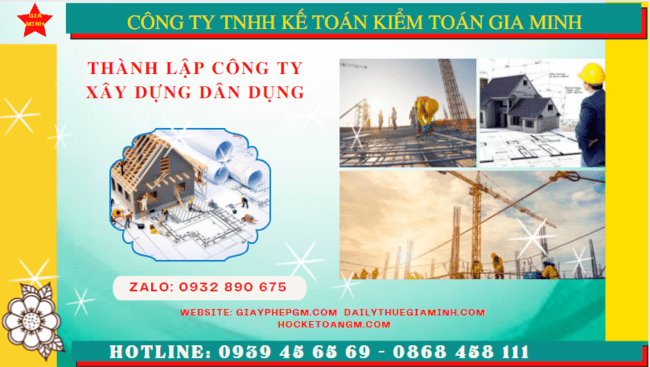 Kinh nghiệm thành lập công ty xây dựng dân dụng tại Hà Tĩnh