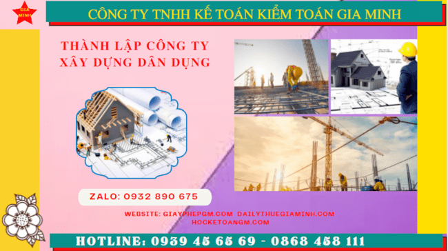 Kinh nghiệm thành lập công ty xây dựng dân dụng tại Huế