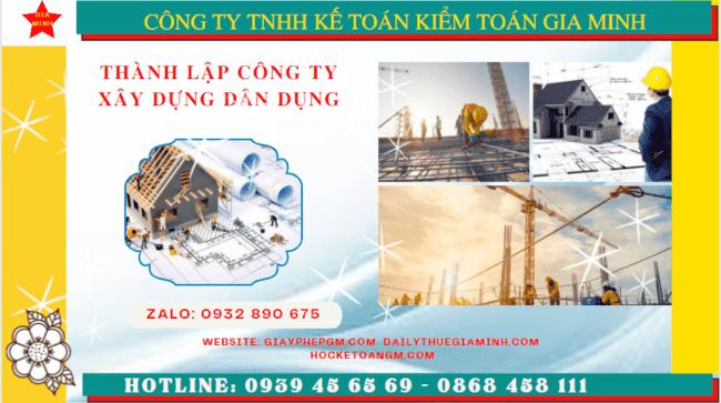 Kinh nghiệm thành lập công ty xây dựng dân dụng tại Nam Định