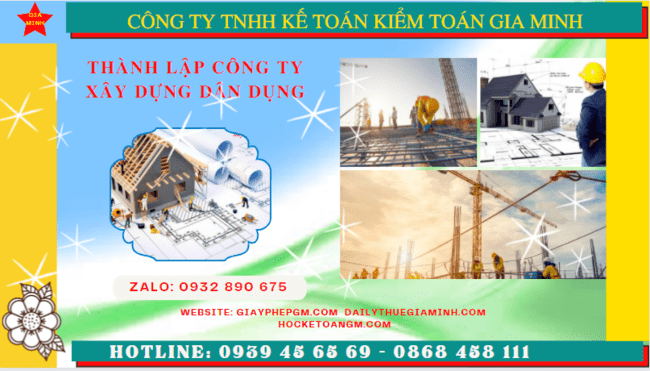 Kinh nghiệm thành lập công ty xây dựng dân dụng tại Phú Thọ