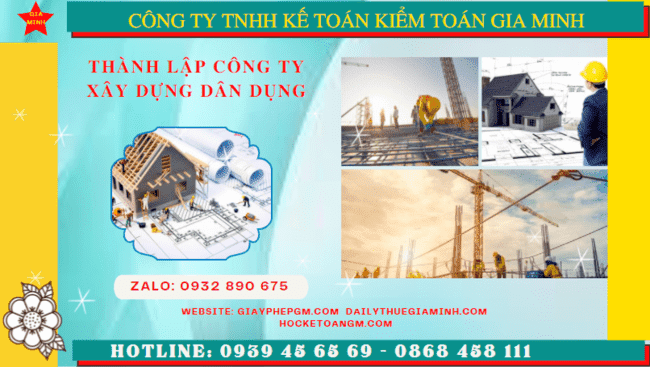 Kinh nghiệm thành lập công ty xây dựng dân dụng tại Quảng Bình