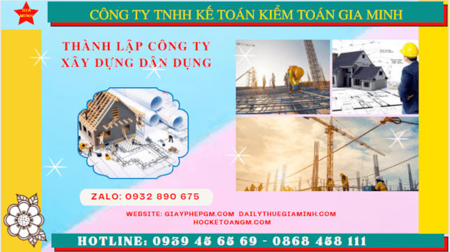 Kinh nghiệm thành lập công ty xây dựng dân dụng tại Quảng Trị