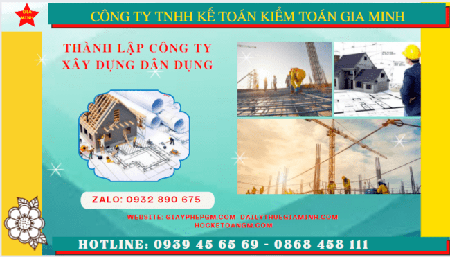 Kinh nghiệm thành lập công ty xây dựng dân dụng tại Sơn La