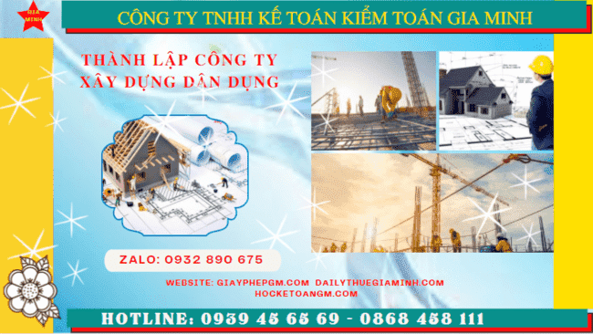 Kinh nghiệm thành lập công ty xây dựng dân dụng tại Thái Bình
