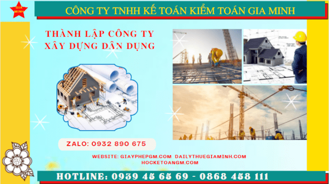 Kinh nghiệm thành lập công ty xây dựng dân dụng tại Thái Nguyên