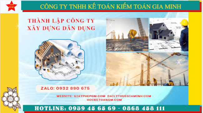 Kinh nghiệm thành lập công ty xây dựng dân dụng tại Thanh Hóa