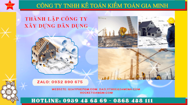 Kinh nghiệm thành lập công ty xây dựng dân dụng tại Thành Phố Huế