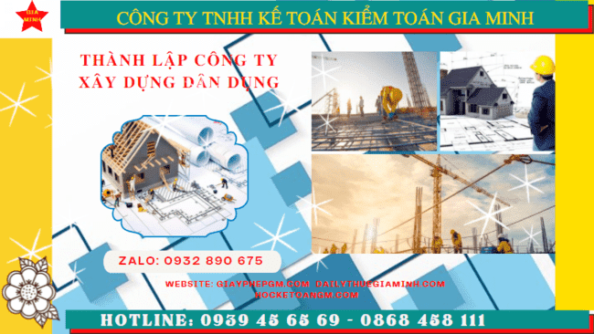 Kinh nghiệm thành lập công ty xây dựng dân dụng tại Thừa Thiên Huế