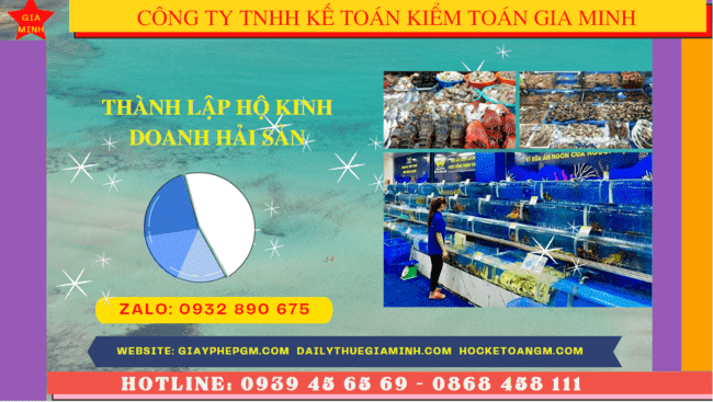 THÀNH LẬP HỘ KINH DOANH HẢI SẢN 6 Kinh nghiệm thành lập hộ kinh doanh hải sản