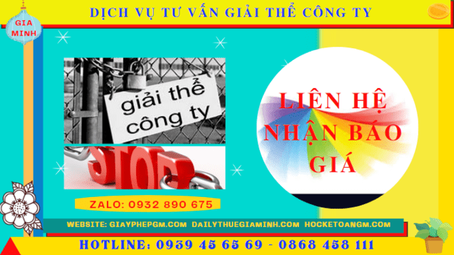 DỊCH VỤ TƯ VẤN GIẢI THỂ CÔNG TY TẠI THÀNH PHỐ HƯNG YÊN 5 Phí dịch vụ tư vấn giải thể công ty tại Thành Phố Hưng Yên