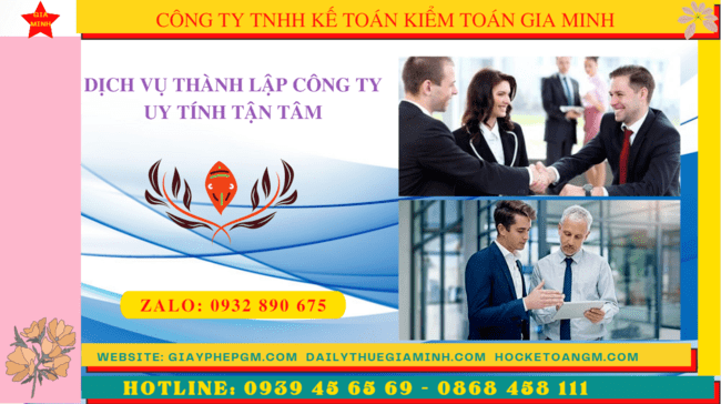 Quy trình thành lập công ty tại TPHCM như thế nào?