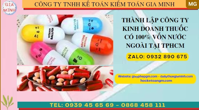 Thành lập công ty kinh doanh thuốc có vốn nước ngoài tại Khánh Hoà 6 Thành lập công ty 100% vốn nước ngoài kinh doanh thuốc tại Khánh Hòa