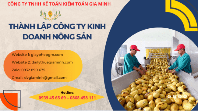 Thành lập công ty kinh doanh nông sản tại TPHCM 6 Thành lập công ty kinh doanh nông sản tại TPHCM theo quy định