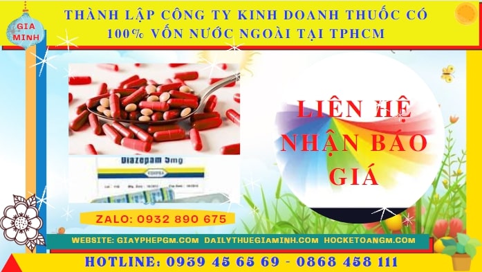 Thành lập công ty kinh doanh thuốc có 100% vốn nước ngoài tại Bắc Giang 5 Thành lập công ty kinh doanh thuốc có 100% vốn nước ngoài tại Bắc Giang hết bao nhiêu tiền