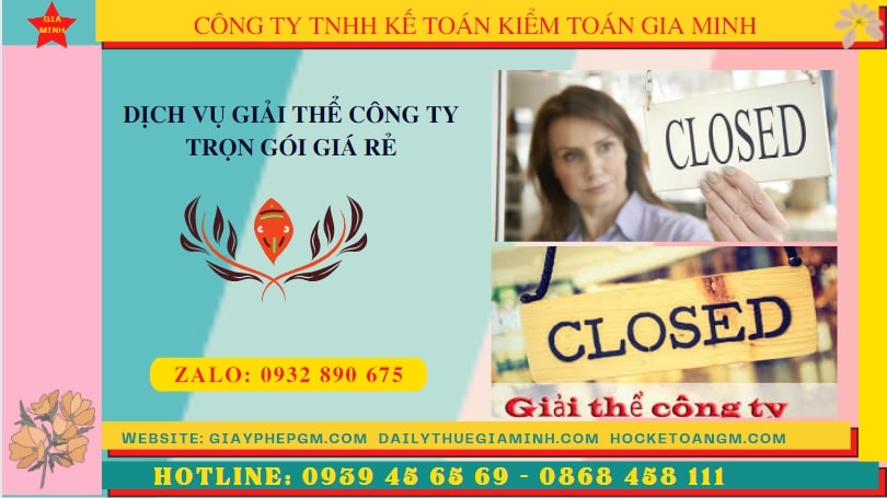 DỊCH VỤ ĐỂ GIẢI THỂ CÔNG TY TRỌN GÓI TẠI THÀNH PHỐ HỒ CHÍ MINH 6 Thủ tục để giải thể công ty trọn gói tại Thành Phố Hồ Chí Minh